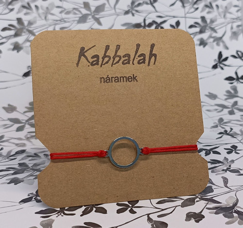 Kabbalah - ochranný náramek na šňůrce