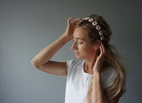 Macramé čelenka Letničková