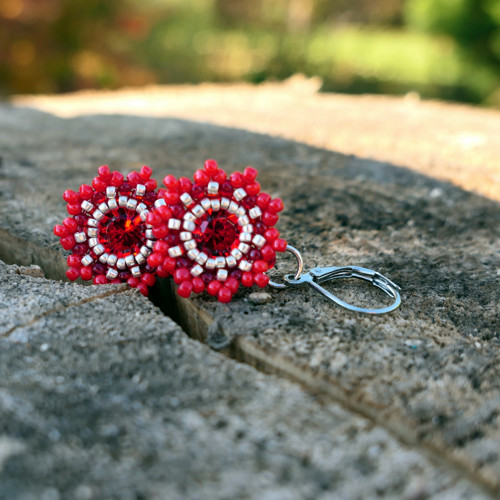 Scarlet - náušnice se Swarovski