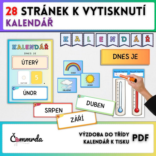 Kalendář do třídy (PDF k tisku) — foto 1