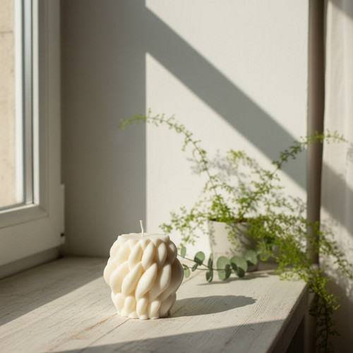Sculptural candle