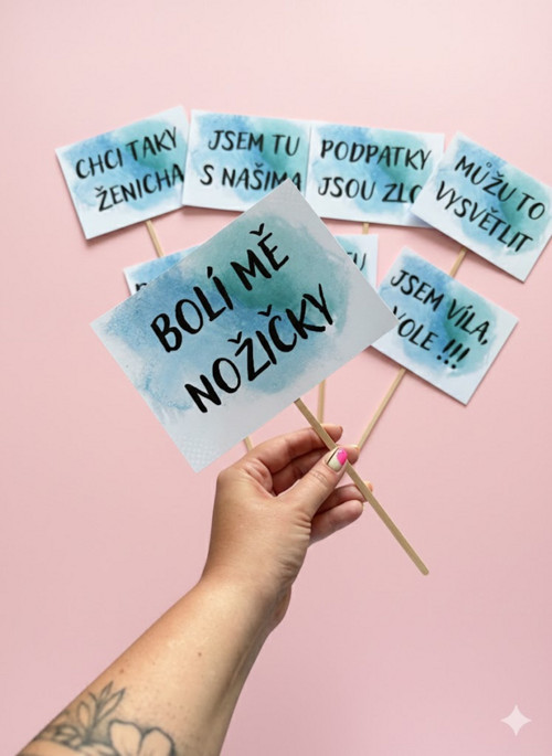 Rekvizity do fotokoutku - Abstraktní