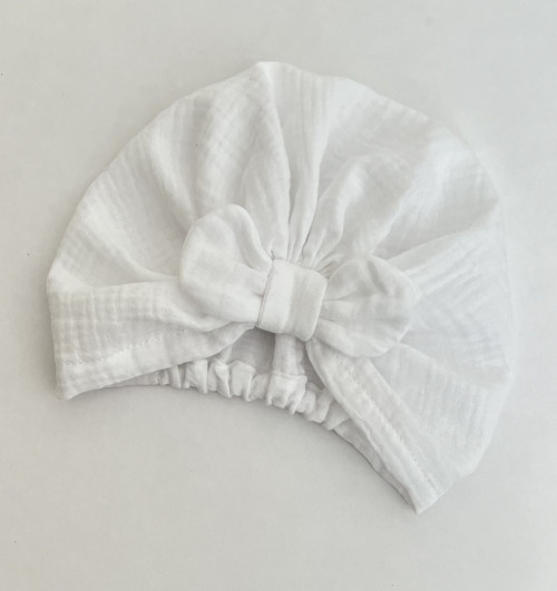 Turban čepička mušelínová — foto 1