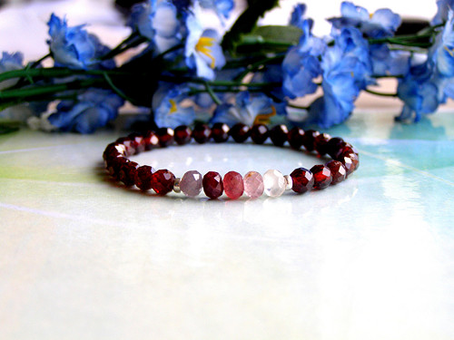 Spinel Rondelky*Broušený Granát 0.5*Ag