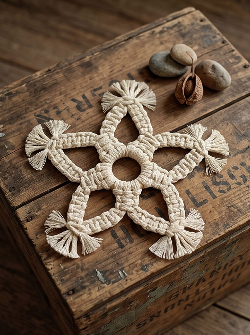 Macramé hvězda