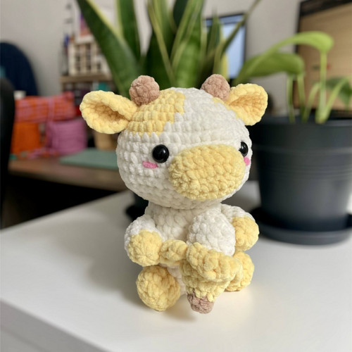Háčkovaná kravička - Banana Cow — foto 1