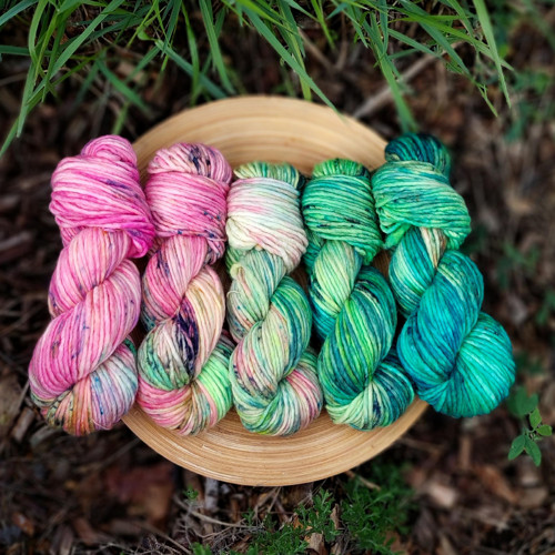FRIDA - ombré set přízí, ručně barvené