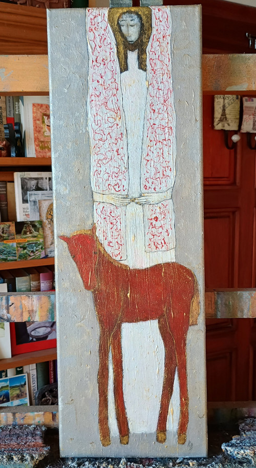 Obraz "Červený koníček" — foto 1