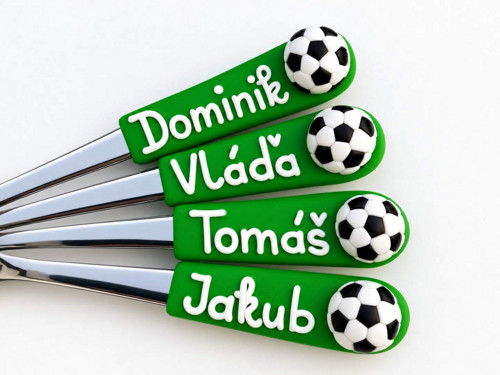 Lžičky se jmény kopačák