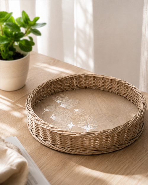 Podnos ø 25 cm Lístky