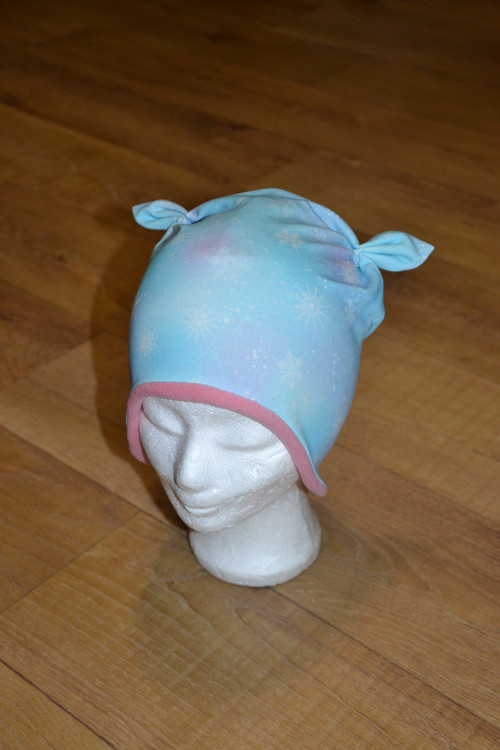 Zimní ušanka "vločky" vel. 49-52cm