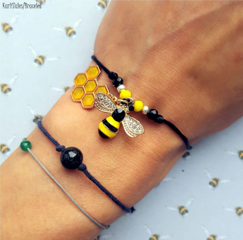 Komplet náramku a náhrdelníku - Honey Bee
