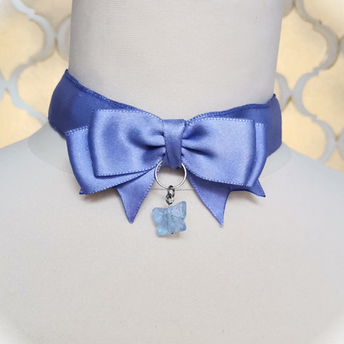 Choker Icaricia Bow fialová