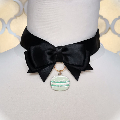 Choker Macaron Bow černá — foto 1