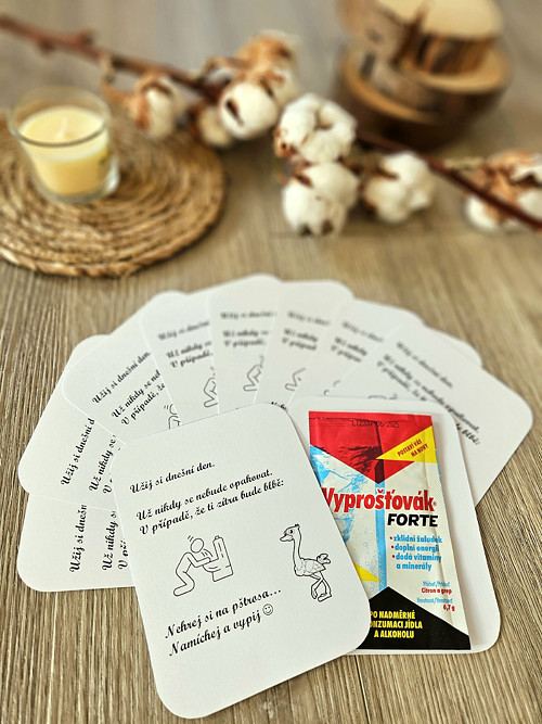 Kartičky na vyprošťovák - sada 10ks