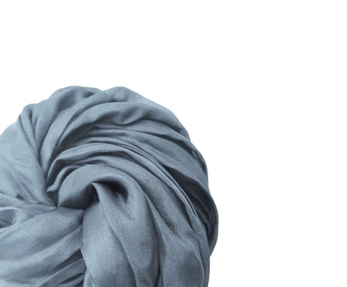 "smoke" hedvábná šála, pléd 180x90 — foto 1