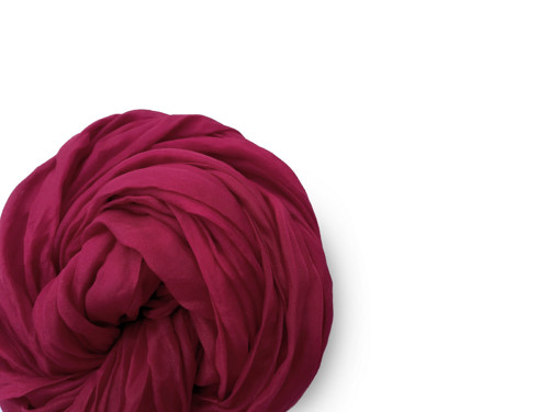 "red ruby" hedvábná šála, pléd 180x90 skladom — foto 1