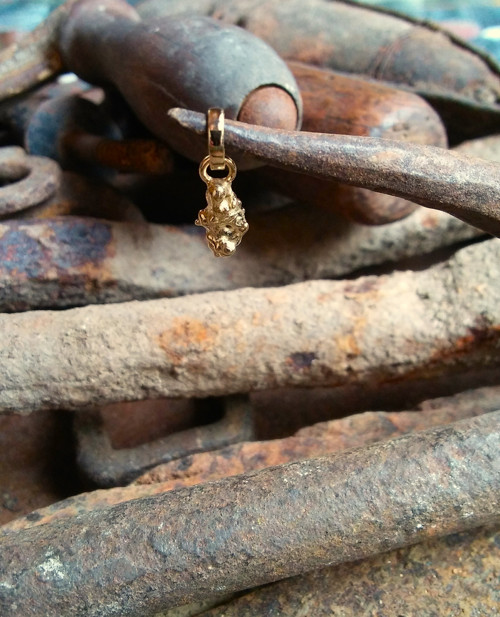 Nugetový prívesok II, žlté Au, 14K