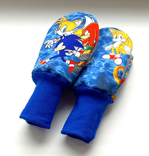 Softshellové rukavice- ježek Sonic