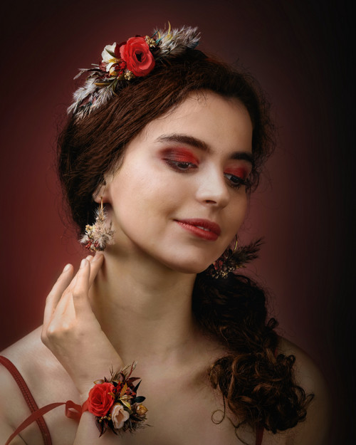 Spalující - květinový náramek