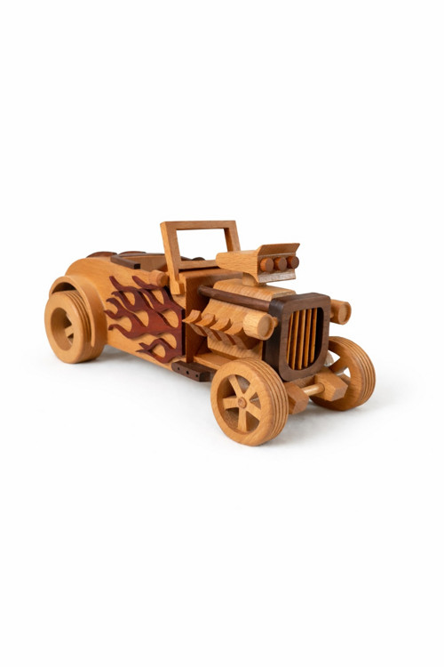 Hot Rod Ford Roadster - auto z bukového dřeva