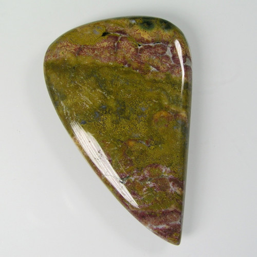 Ocean jaspis, kabošon, 50,11 ct., 46,0x28,8x5,4 mm