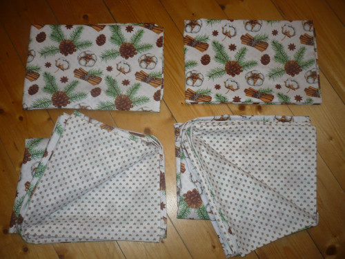 Povlečení vánoční sada 2x 135x200, 70x90