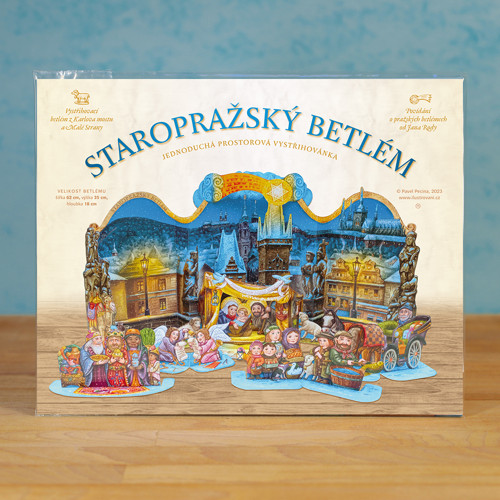 Staropražský betlém – vystřihovánka / NOVINKA