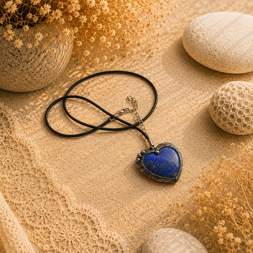 Luxusní srdce velké (lapis lazuli)...