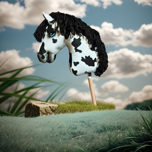 Hobby Horse, černo-bílý flekáč