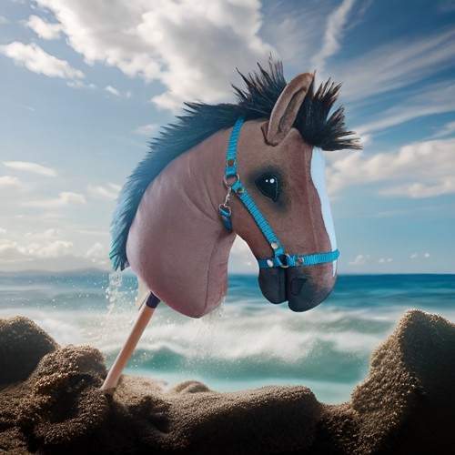 Hobby Horse, hnědý s kožešinou