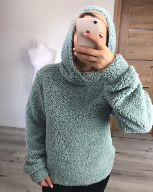 Mikina Medvídek zelenomodrá — foto 1