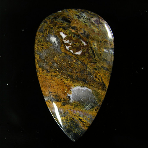 Ocean jaspis, kabošon, 33,64 ct., 37,1x22,2x5,0 mm