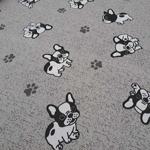 Bavlněná látka BULDOČCI