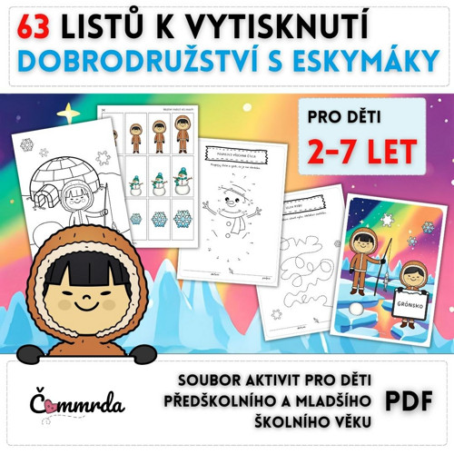 Eskymáci - soubor aktivit (PDF k tisku)