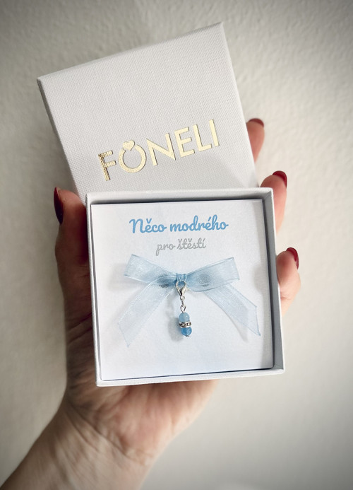 ,,Něco modrého“ s přírodním akvamarínem (mini)