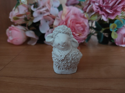 Ovečka - sádrové odlitky 3D