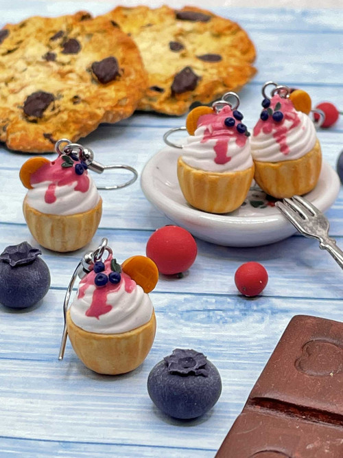 Náušnice Cupcake