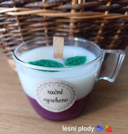 Sójová svíčka - lesní plody