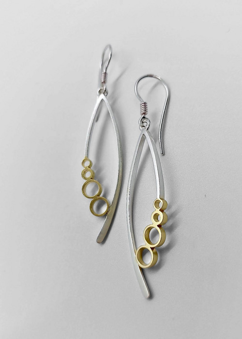 Stříbrné náušnice Křídla (Silver earrings Wings)
