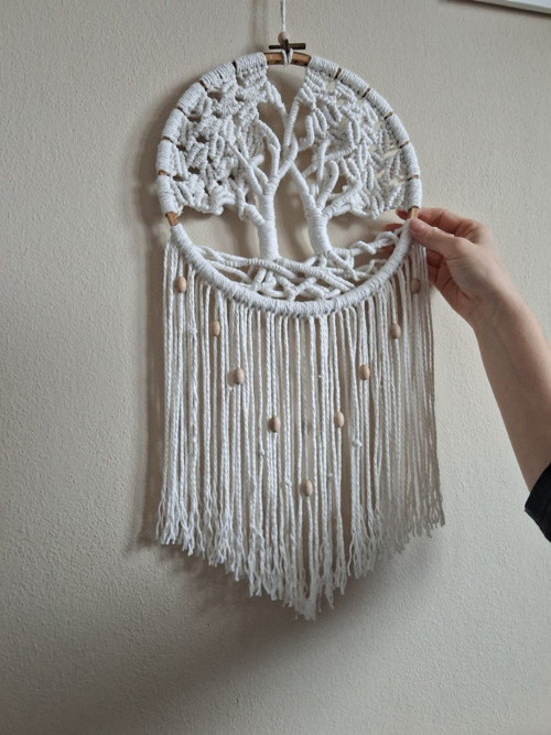 Strom života/lapač snů v boho stylu/ smetanový