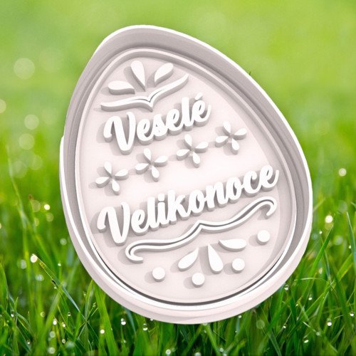 Vykrajovátko VELIKONOCE - vejce VESELÉ VELIKONOCE