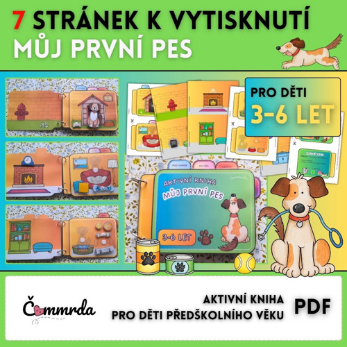Aktivní kniha - "Můj první pes" (PDF k tisku)