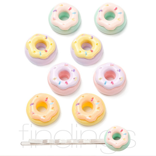 Resinové donuty / Mix 8 kusů ((4 páry)