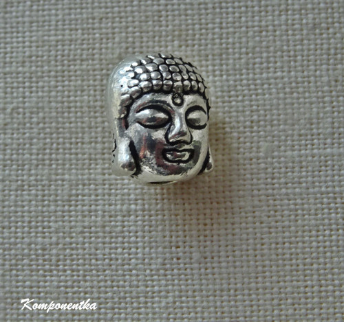 Korálek budha - 7x7x9mm 1kus