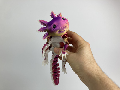 Axolotl L - 3D tisk — foto 1