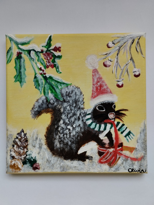 Vánoční Veverka / Christmas Squirrel — foto 1