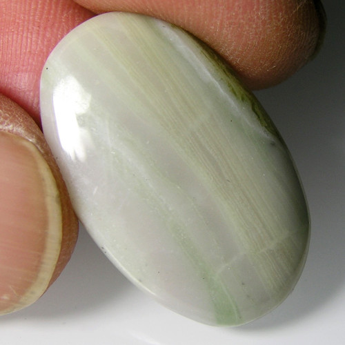 Kabošon Serpentinu, 26,07 ct., 30,0x18,7x5,2 mm