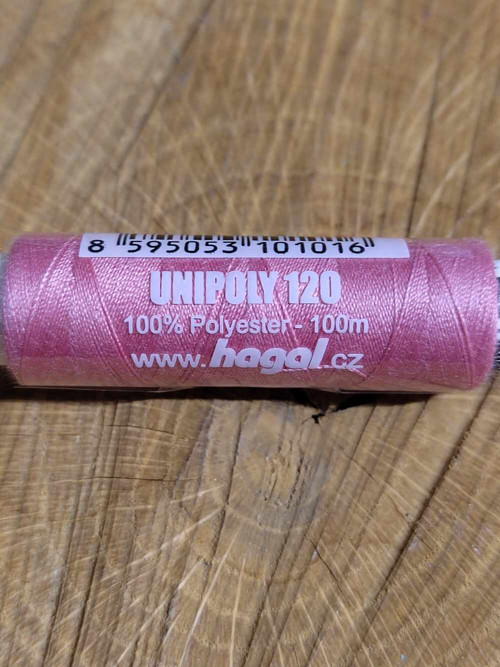 Polyesterové nitě Unipoly návin 100 m 372 Powder p