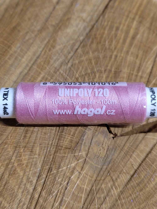 Polyesterové nitě Unipoly návin 100 m 371Seashell — foto 1